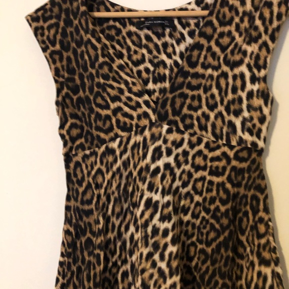 Zara Cheetah Print Dress - Picture 2 of 3